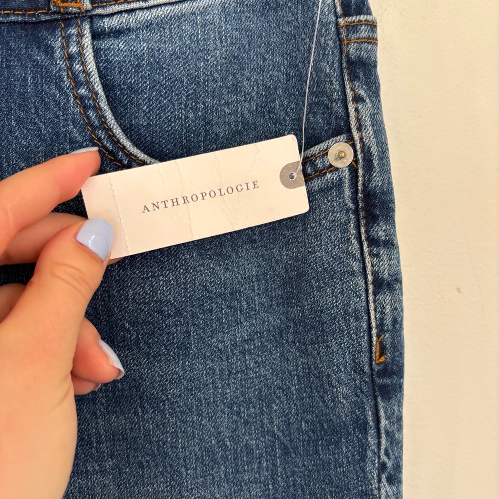 NWT! Pilcro Anthropologie Retro High-rise Flare Jeans Size 25 - Picture 5 of 12
